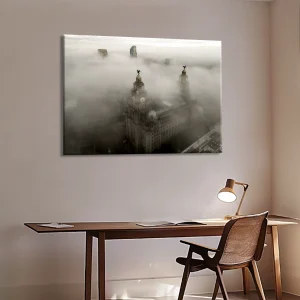 Royal Liver Building through the fog